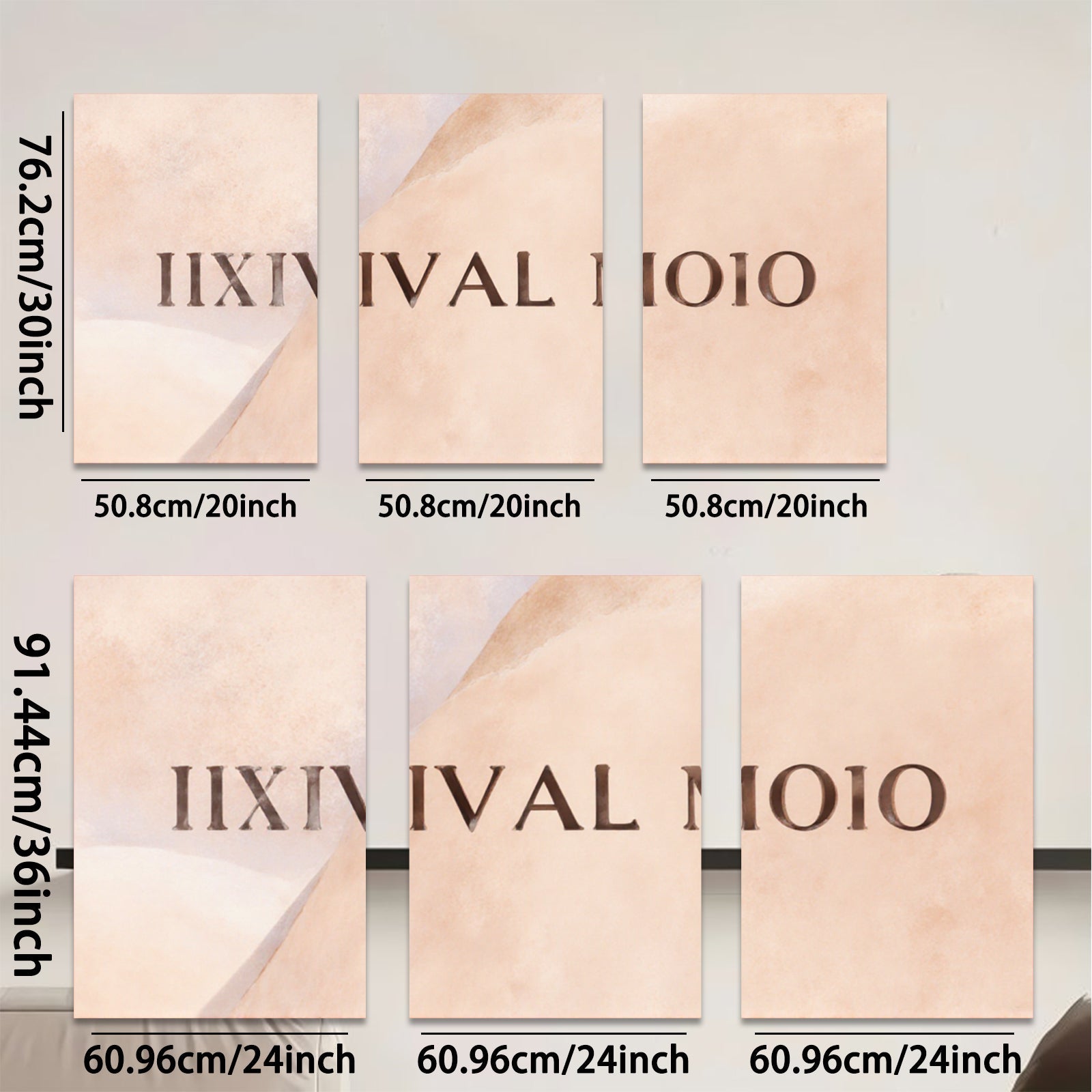 2D flat 1pc abstract beige canvas wall art modern minimalist home decor living room bedroom office gallery wrapped ready to hang farmhouse style