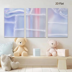 2D flat 1pc abstract blue wave modern wall art canvas prints for living room bedroom home decor farmhouse style gallery wrapped ready to hang
