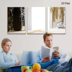 2D flat 1pc abstract botanical wall art canvas prints modern farmhouse living room bedroom decor gallery wrapped ready to hang large size