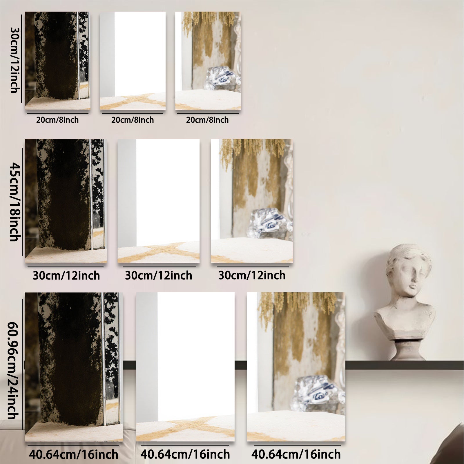 2D flat 1pc abstract botanical wall art canvas prints modern farmhouse living room bedroom decor gallery wrapped ready to hang large size