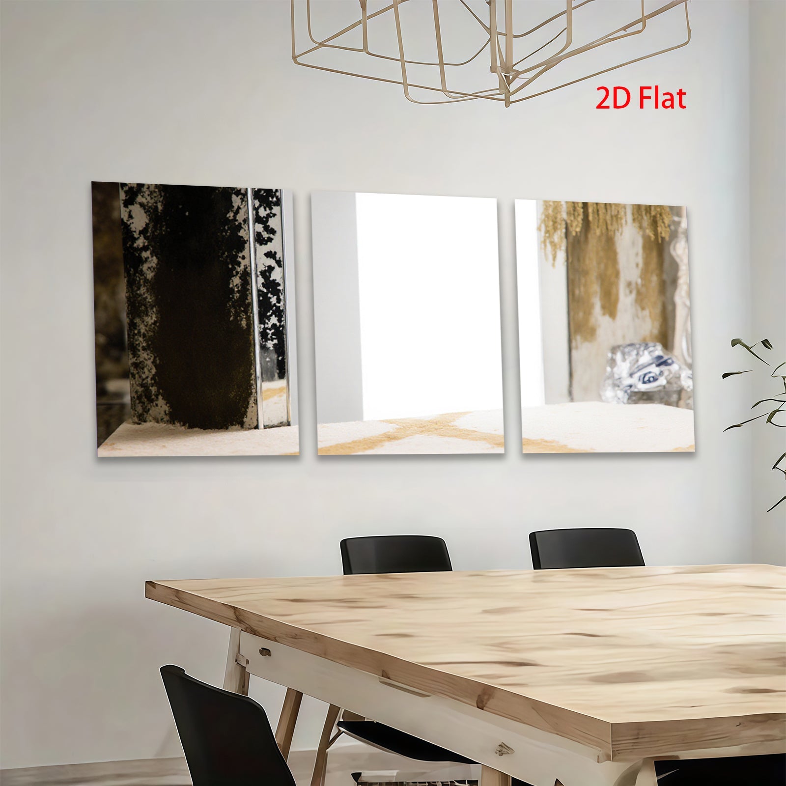 2D flat 1pc abstract botanical wall art canvas prints modern farmhouse living room bedroom decor gallery wrapped ready to hang large size