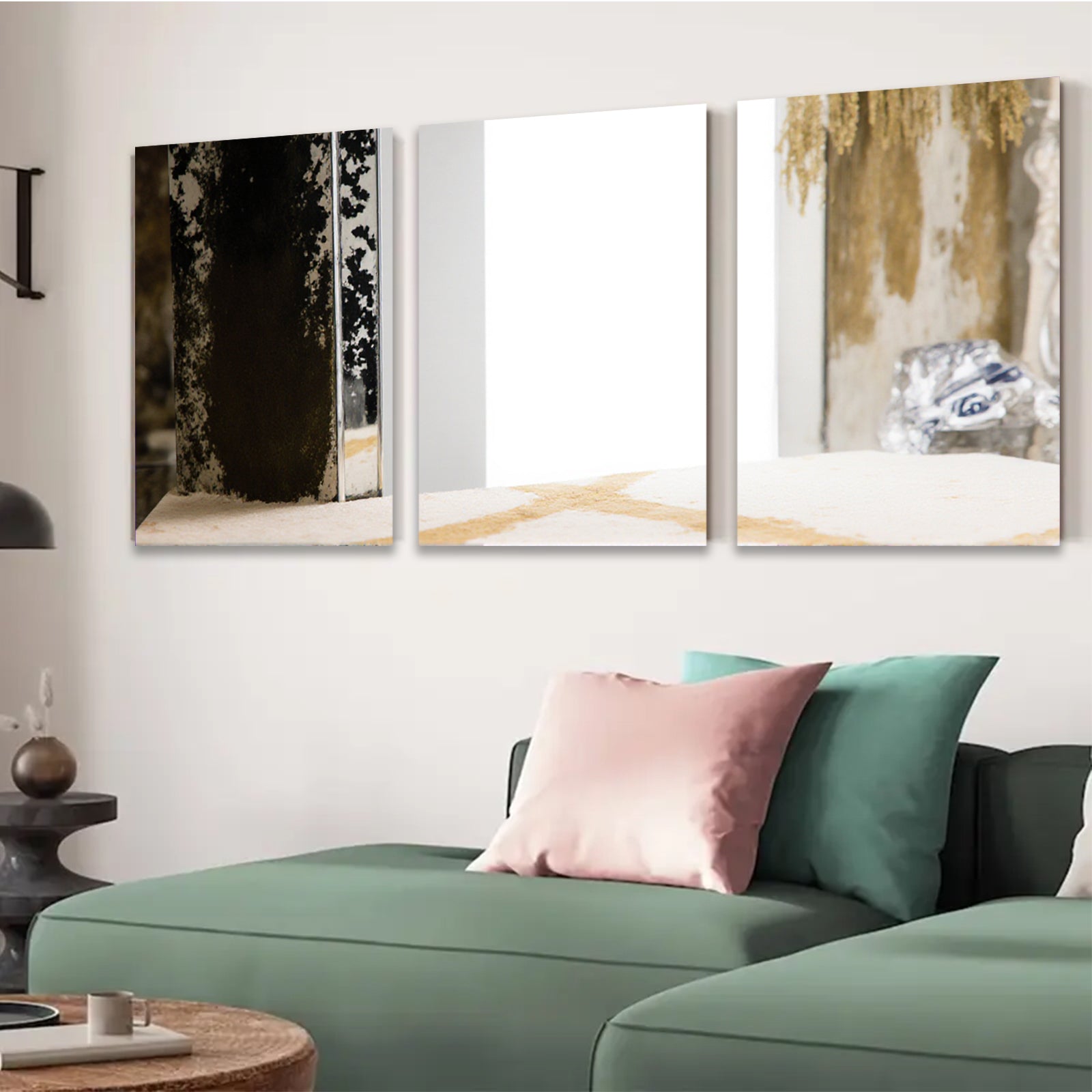 2D flat 1pc abstract botanical wall art canvas prints modern farmhouse living room bedroom decor gallery wrapped ready to hang large size