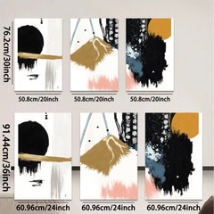 2D flat 1pc abstract brushstrokes modern wall art canvas prints for living room bedroom home decor farmhouse style gallery wrapped ready to hang