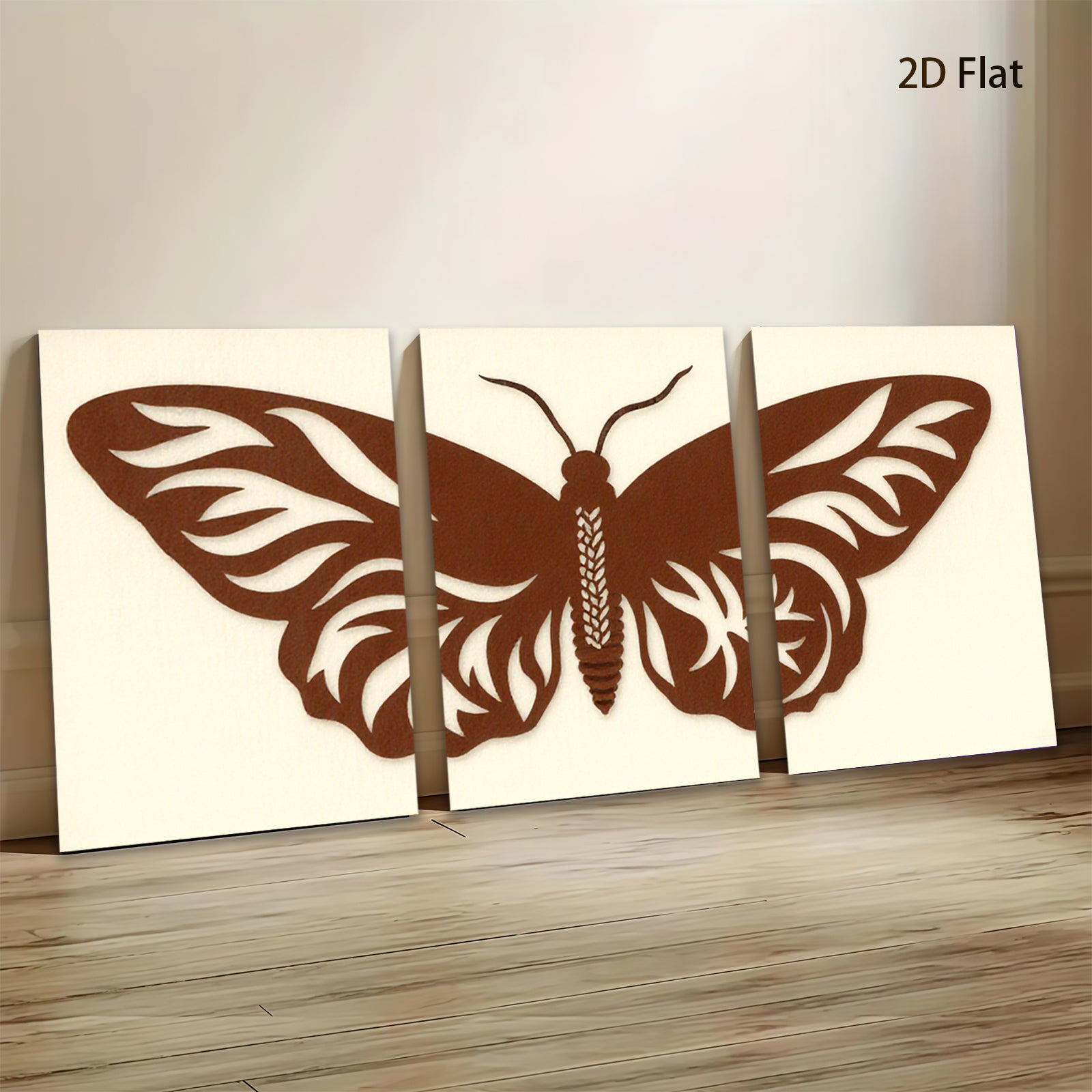 2D flat 1pc abstract butterfly wall art decor modern farmhouse living room bedroom gallery wrapped canvas prints minimalist botanical home decoration trending now stylish gift idea