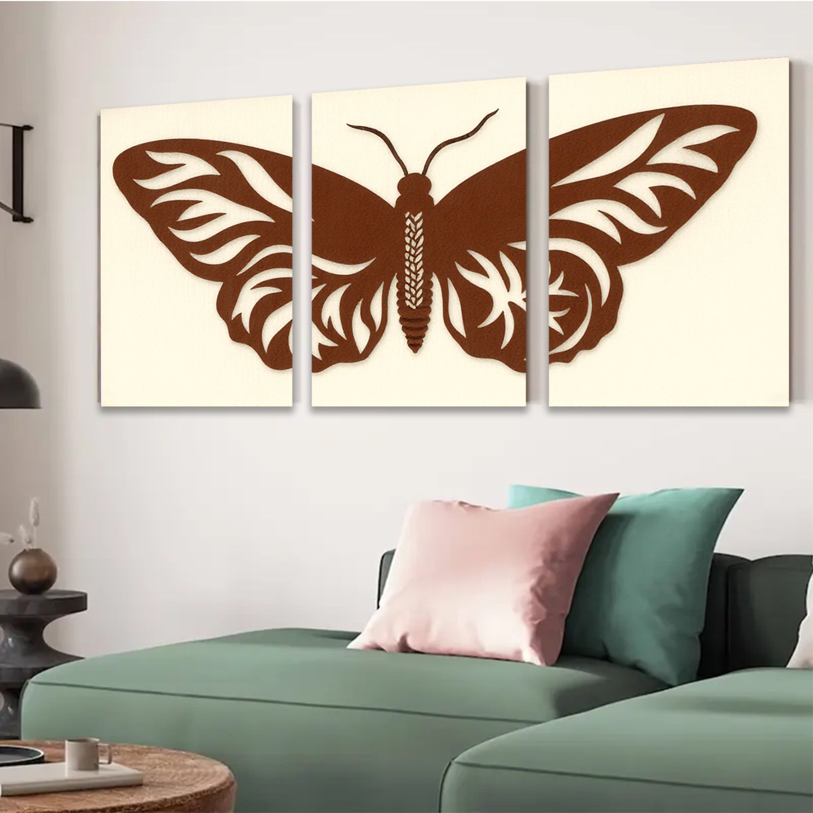 2D flat 1pc abstract butterfly wall art decor modern farmhouse living room bedroom gallery wrapped canvas prints minimalist botanical home decoration trending now stylish gift idea