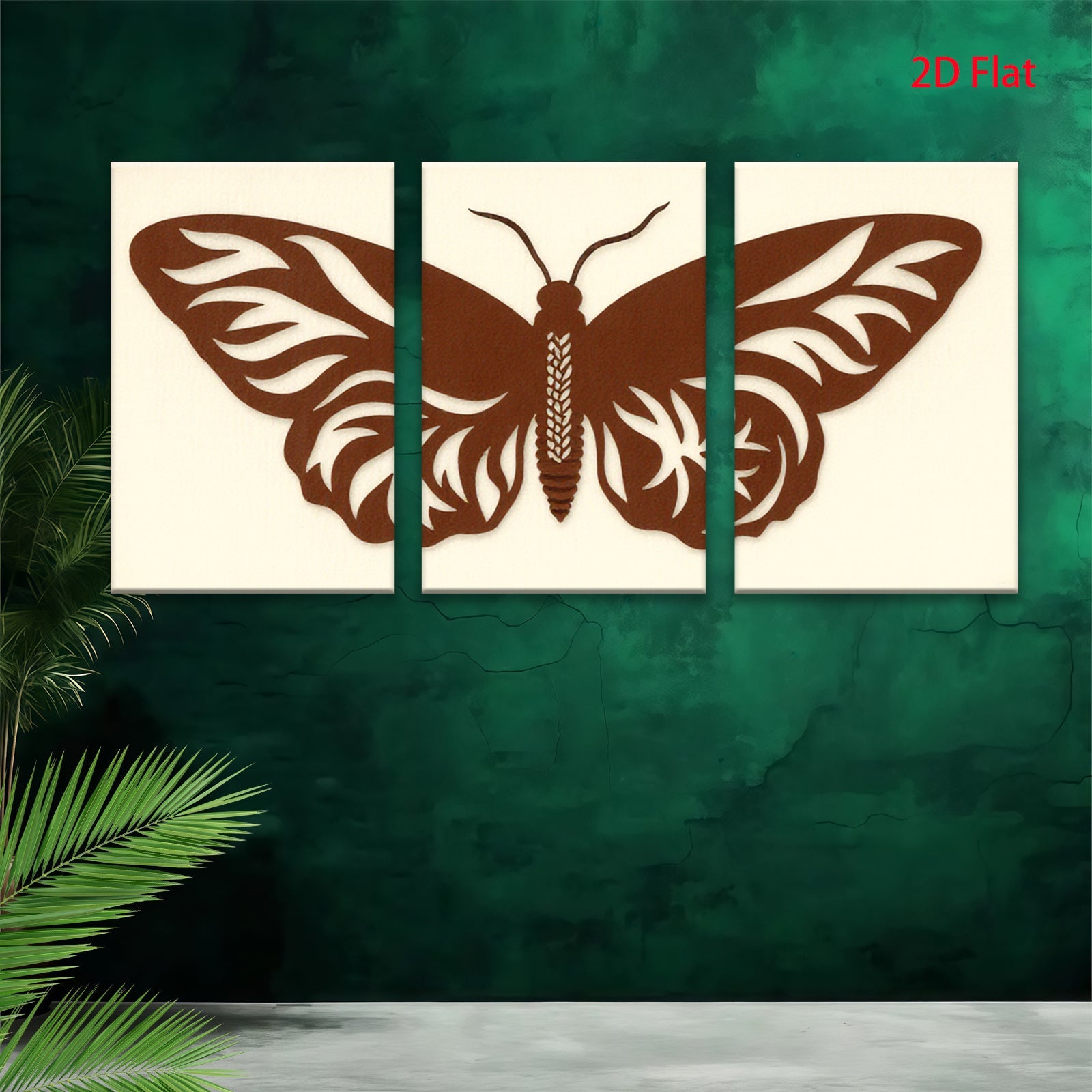 2D flat 1pc abstract butterfly wall art decor modern farmhouse living room bedroom gallery wrapped canvas prints minimalist botanical home decoration trending now stylish gift idea