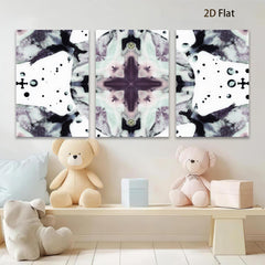 2D flat 1pc abstract butterfly wing pattern wall art canvas prints for living room bedroom decor farmhouse style modern minimalist gallery wrapped ready to hang