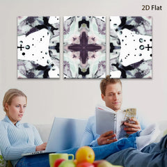 2D flat 1pc abstract butterfly wing pattern wall art canvas prints for living room bedroom decor farmhouse style modern minimalist gallery wrapped ready to hang