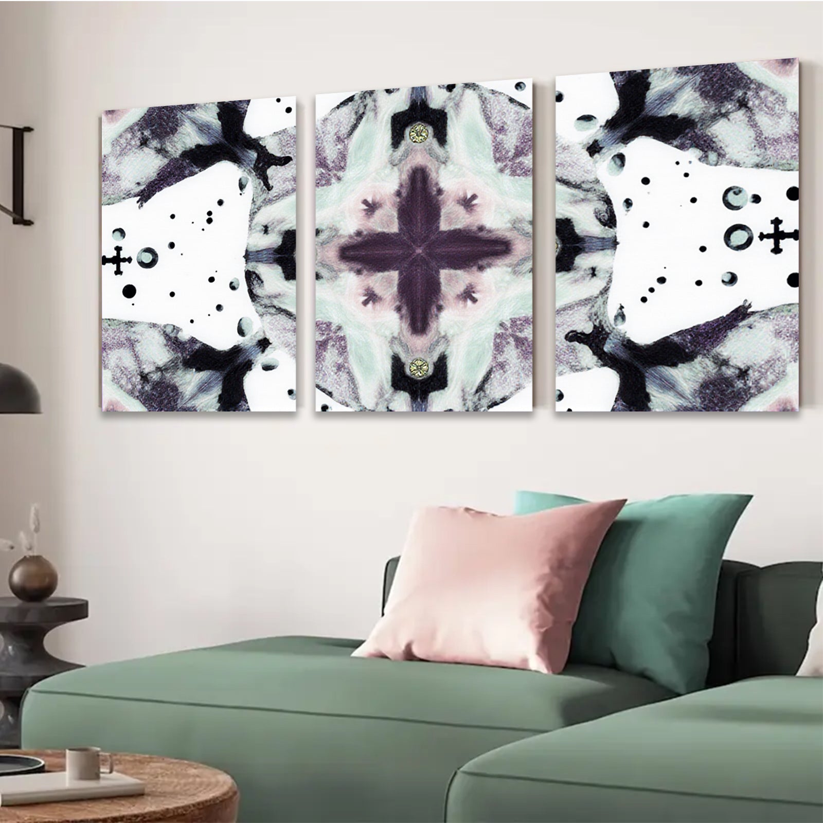 2D flat 1pc abstract butterfly wing pattern wall art canvas prints for living room bedroom decor farmhouse style modern minimalist gallery wrapped ready to hang