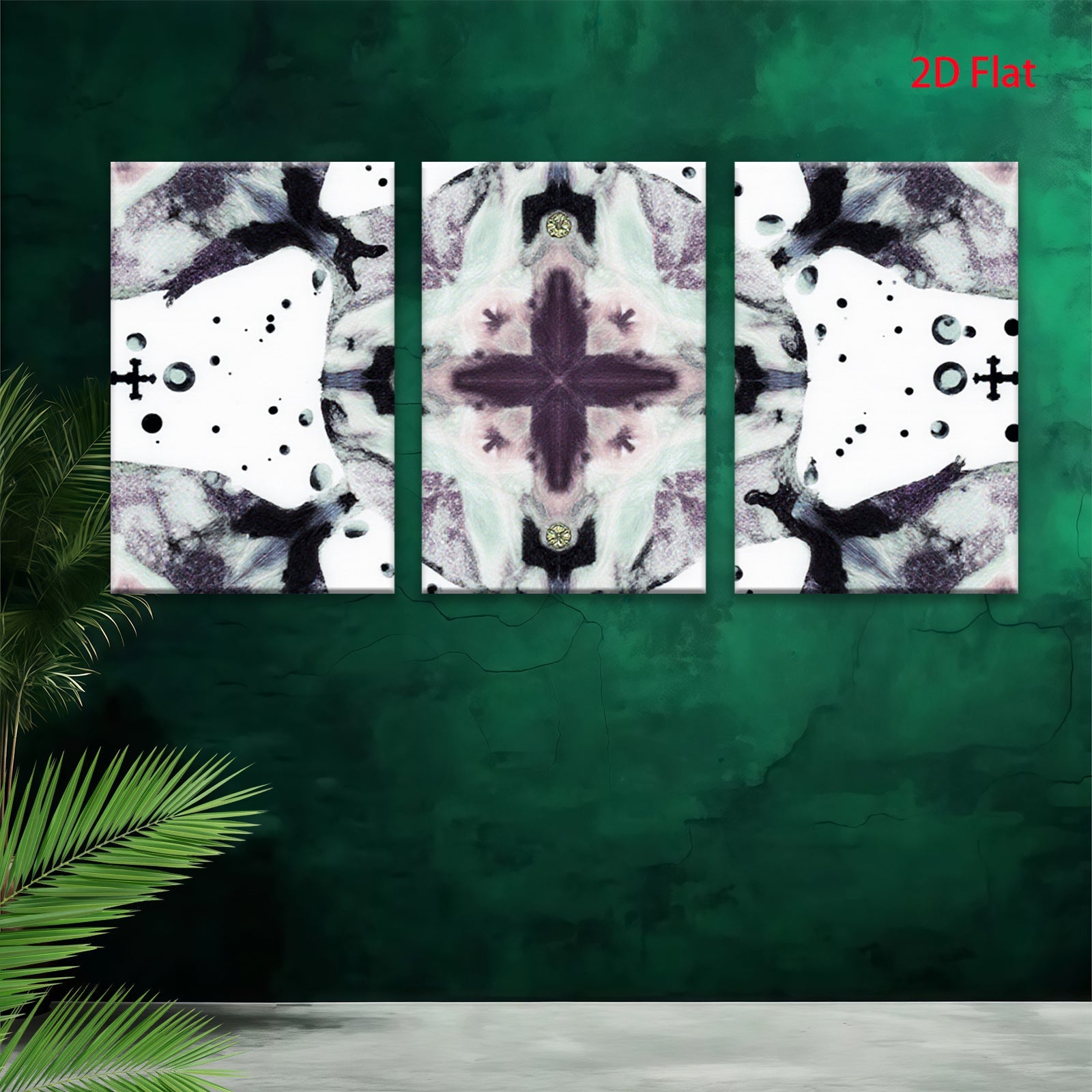 2D flat 1pc abstract butterfly wing pattern wall art canvas prints for living room bedroom decor farmhouse style modern minimalist gallery wrapped ready to hang