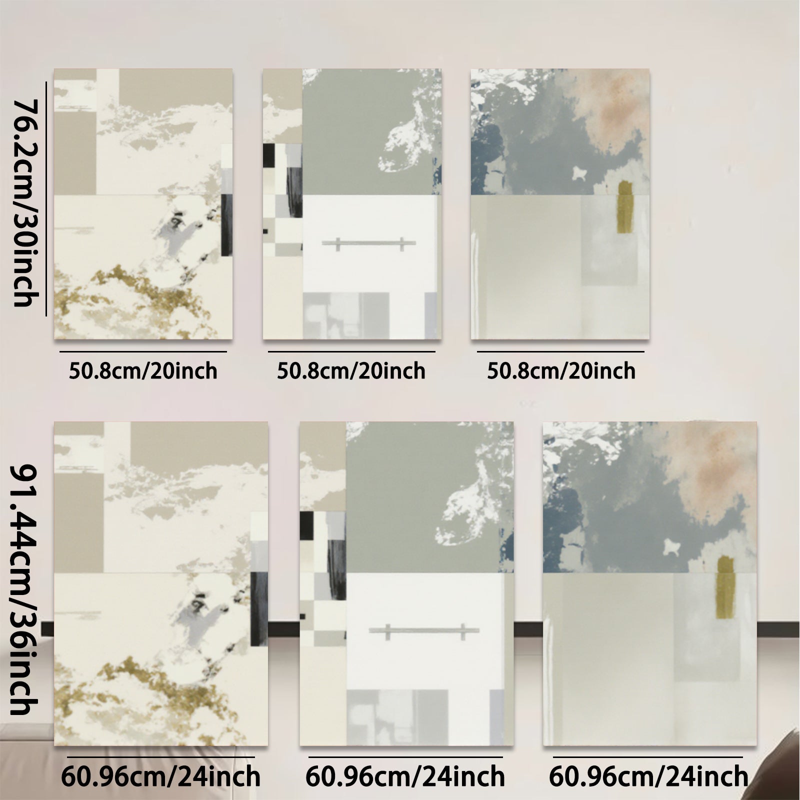 2D flat 1pc abstract canvas wall art modern geometric painting for living room bedroom office decor farmhouse style gallery wrapped timeless elegance trending now