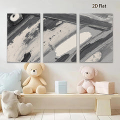 2D flat 1pc abstract charcoal sketch modern farmhouse wall art living room bedroom decor gallery wrapped canvas prints minimalist aesthetic cozy home vibes