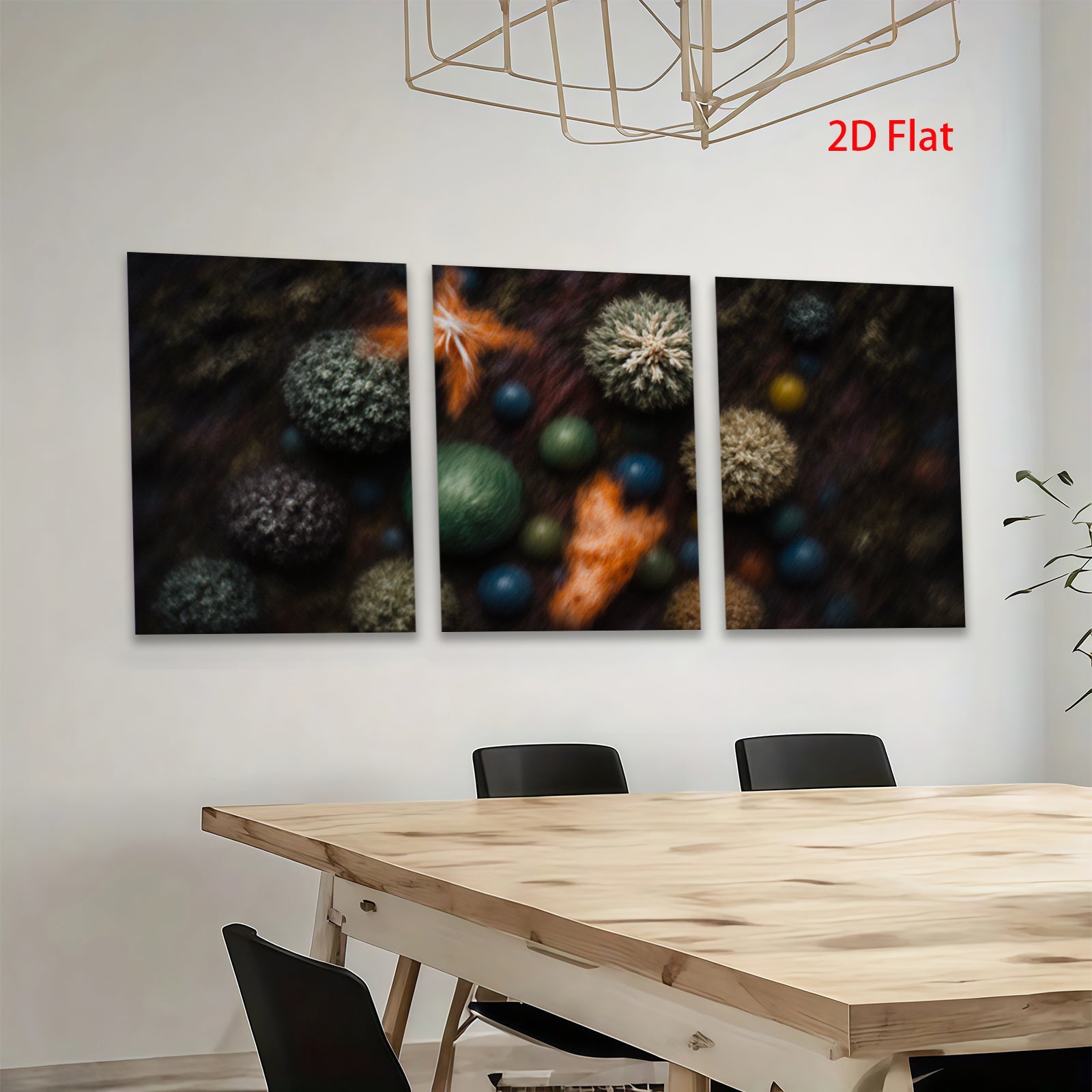 2D flat 1pc abstract cosmic nebula vibrant celestial art living room bedroom gallery wrapped canvas modern farmhouse wall decor