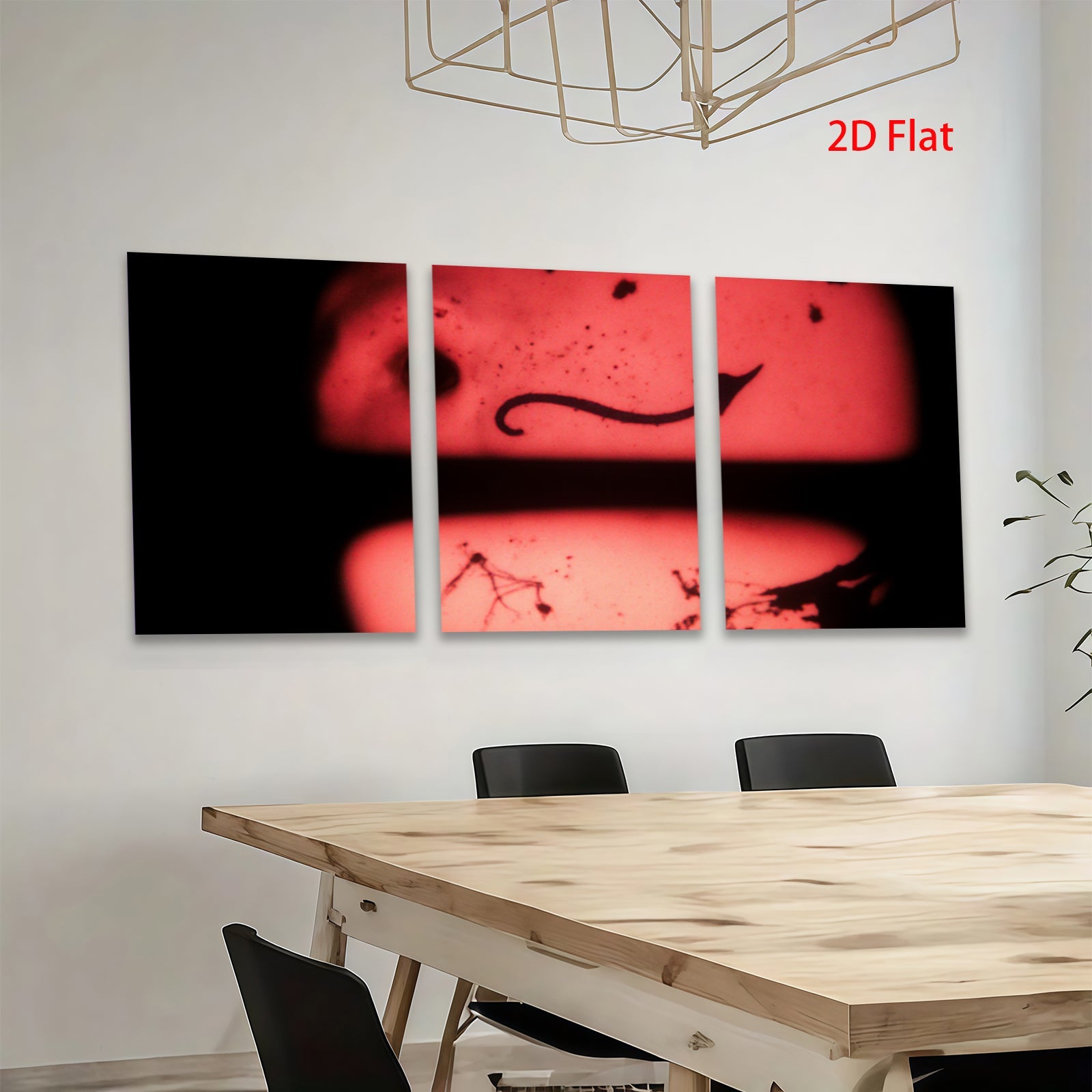 2D flat 1pc abstract crimson swirls modern wall art for living room bedroom office gallery wrapped canvas prints farmhouse decor botanical style trending now