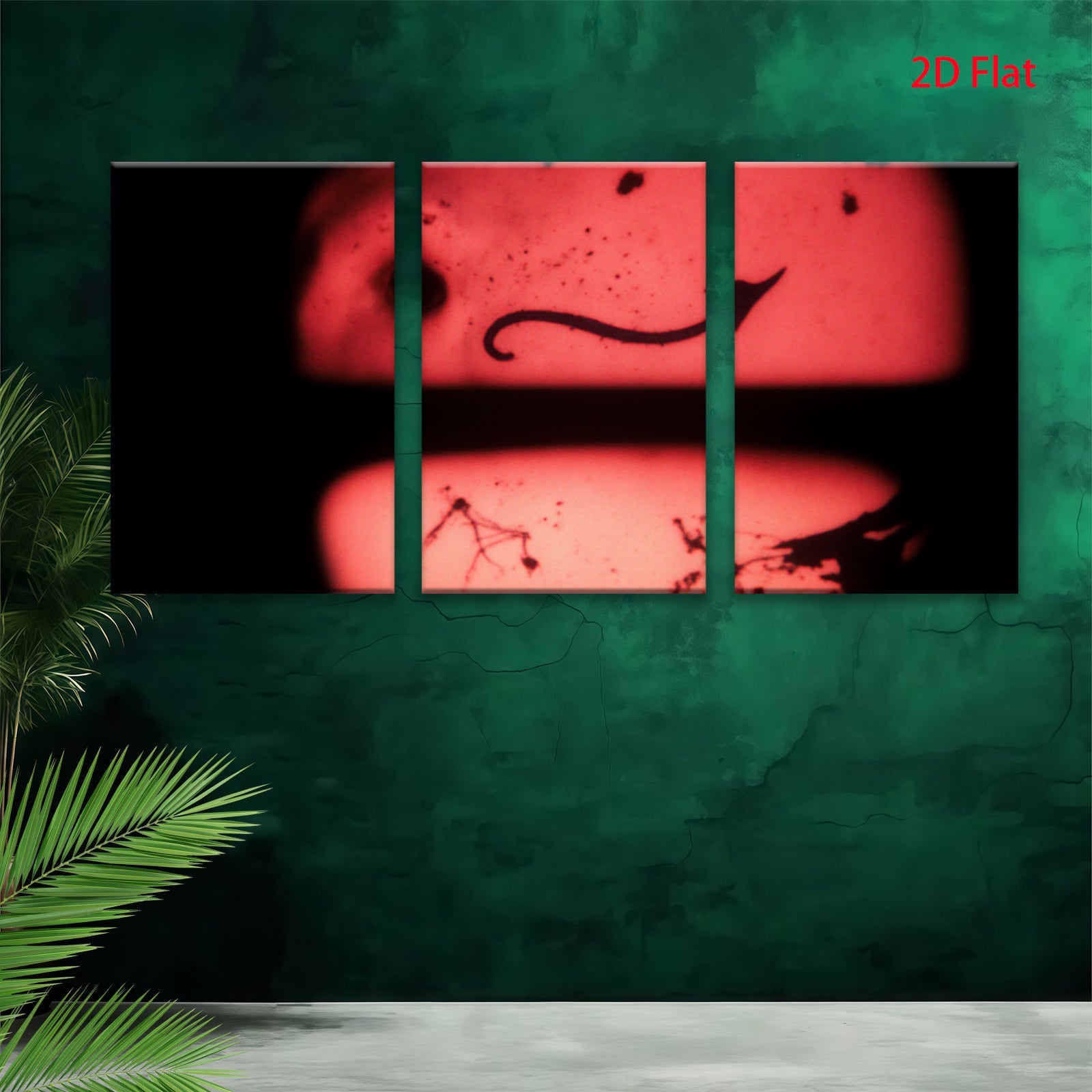 2D flat 1pc abstract crimson swirls modern wall art for living room bedroom office gallery wrapped canvas prints farmhouse decor botanical style trending now