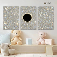2D flat 1pc abstract dark void cosmic texture modern wall art canvas prints bedroom living room decor farmhouse style trending now gallery wrapped