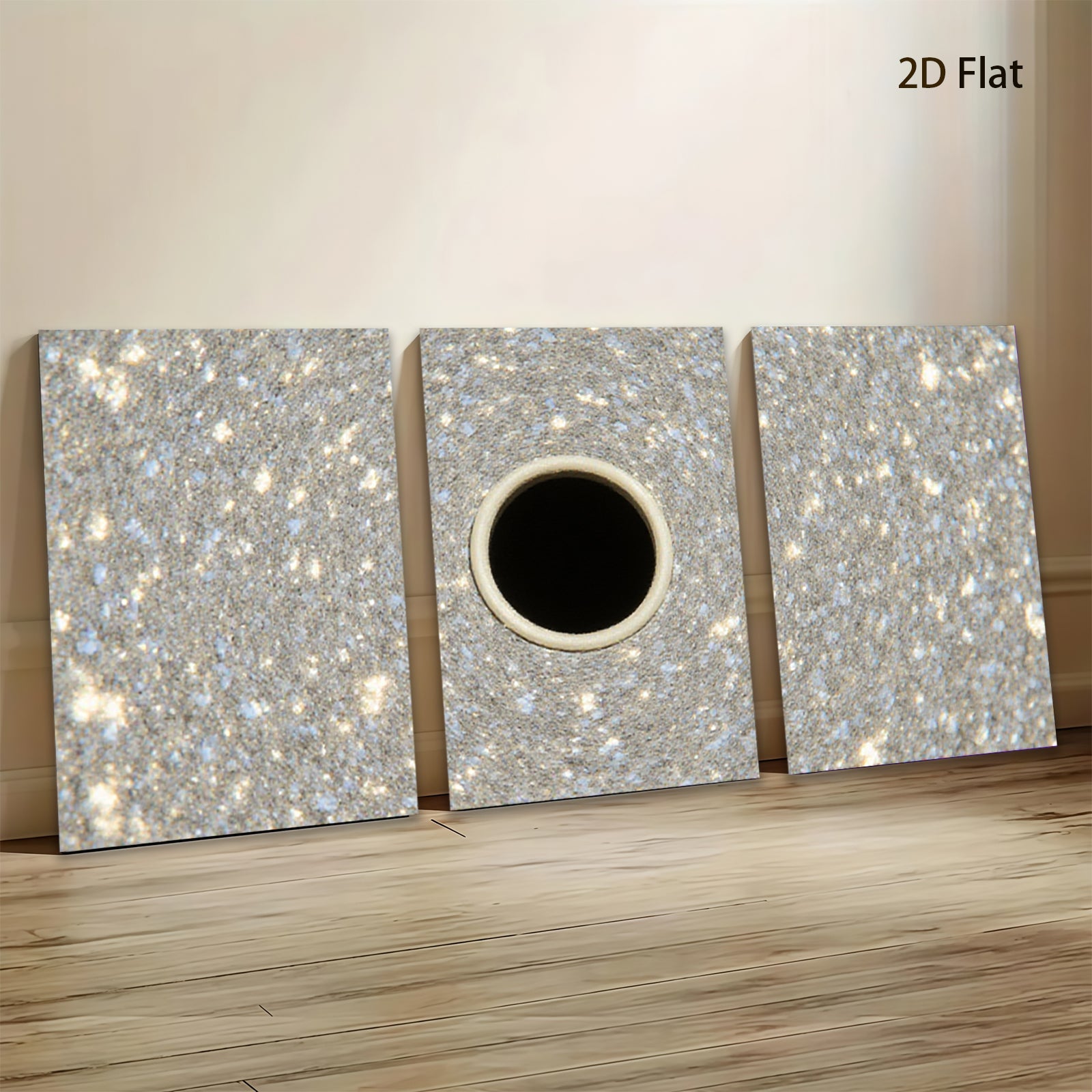 2D flat 1pc abstract dark void cosmic texture modern wall art canvas prints bedroom living room decor farmhouse style trending now gallery wrapped