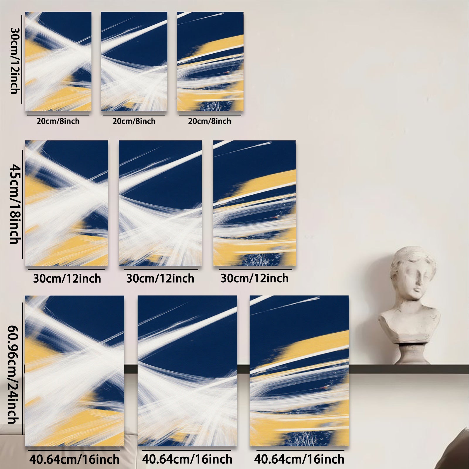 2D flat 1pc abstract explosion vibrant canvas wall art modern farmhouse decor living room bedroom gallery wrapped ready to hang stylish statement piece
