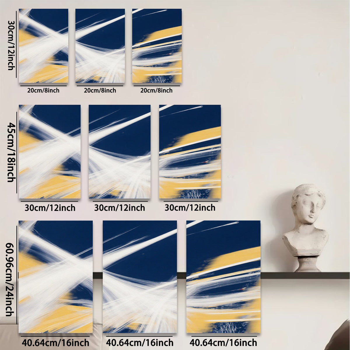 2D flat 1pc abstract explosion vibrant canvas wall art modern farmhouse decor living room bedroom gallery wrapped ready to hang stylish statement piece