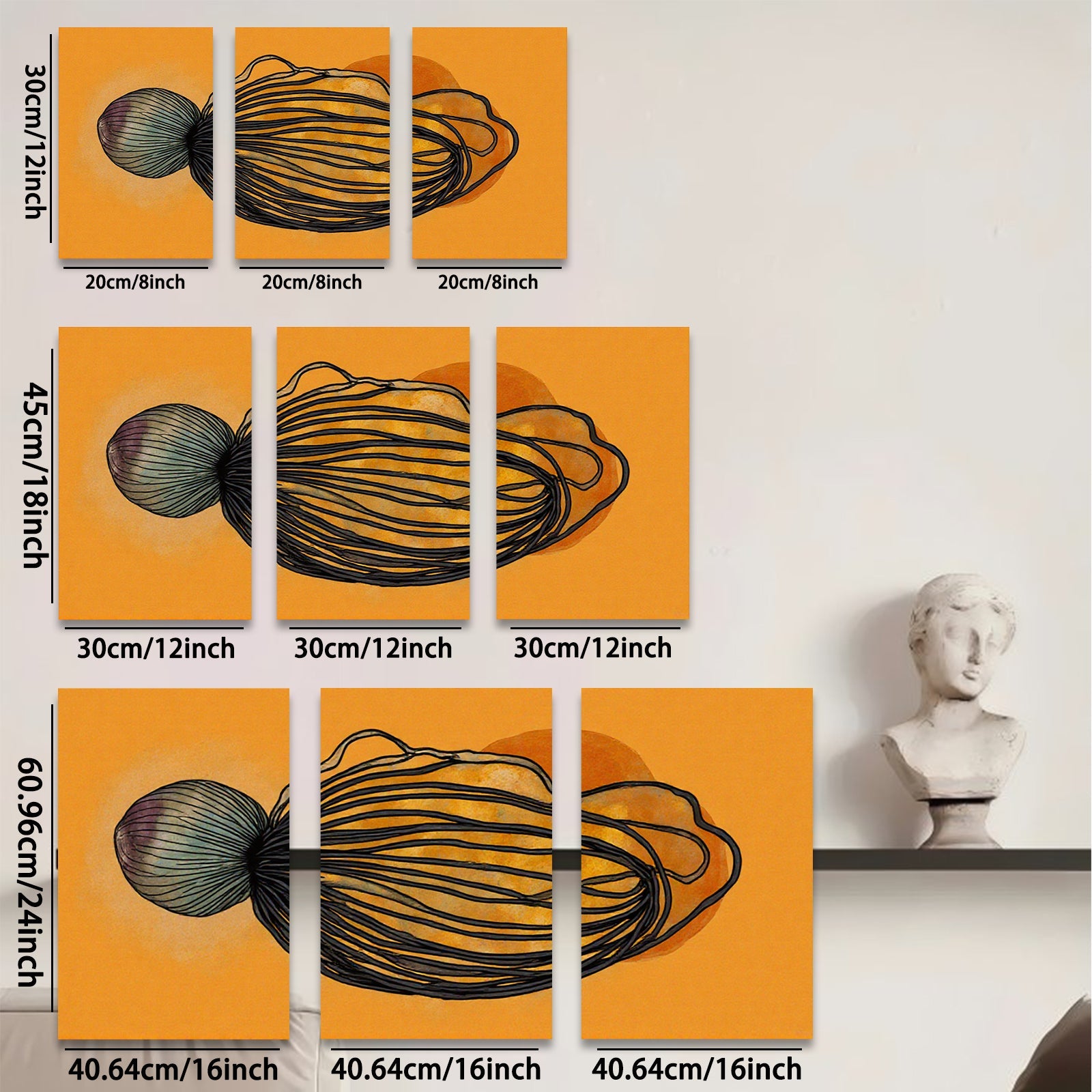 2D flat 1pc abstract flowing lines modern wall art canvas prints living room bedroom decor farmhouse style gallery wrapped timeless design trending now