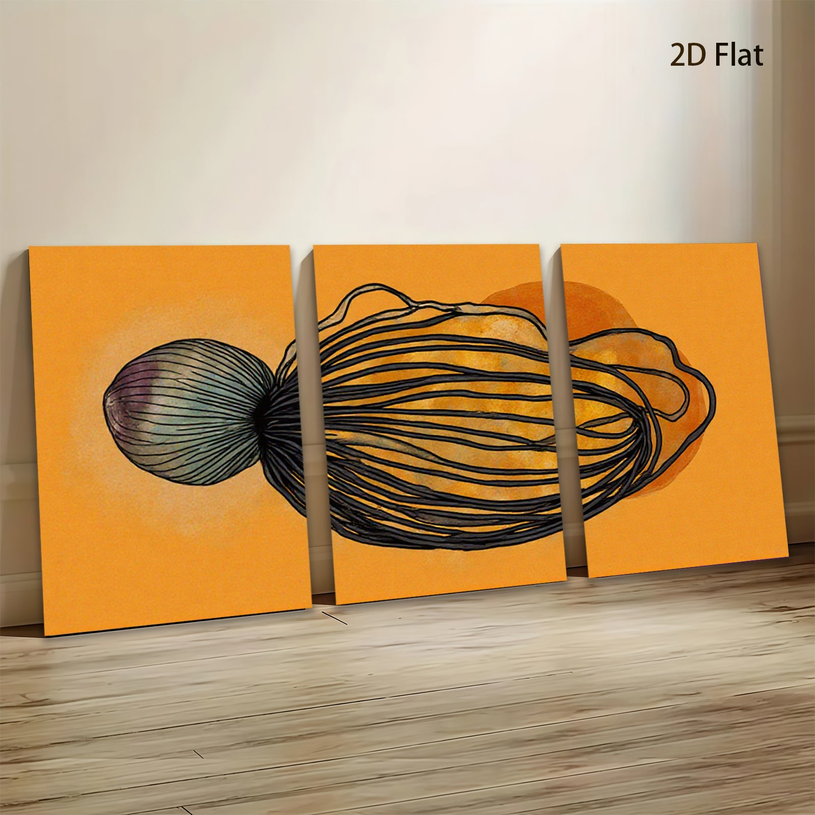 2D flat 1pc abstract flowing lines modern wall art canvas prints living room bedroom decor farmhouse style gallery wrapped timeless design trending now