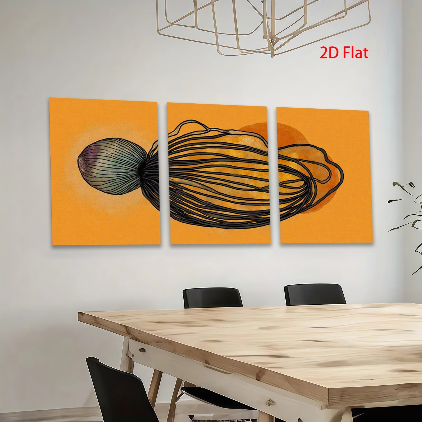 2D flat 1pc abstract flowing lines modern wall art canvas prints living room bedroom decor farmhouse style gallery wrapped timeless design trending now
