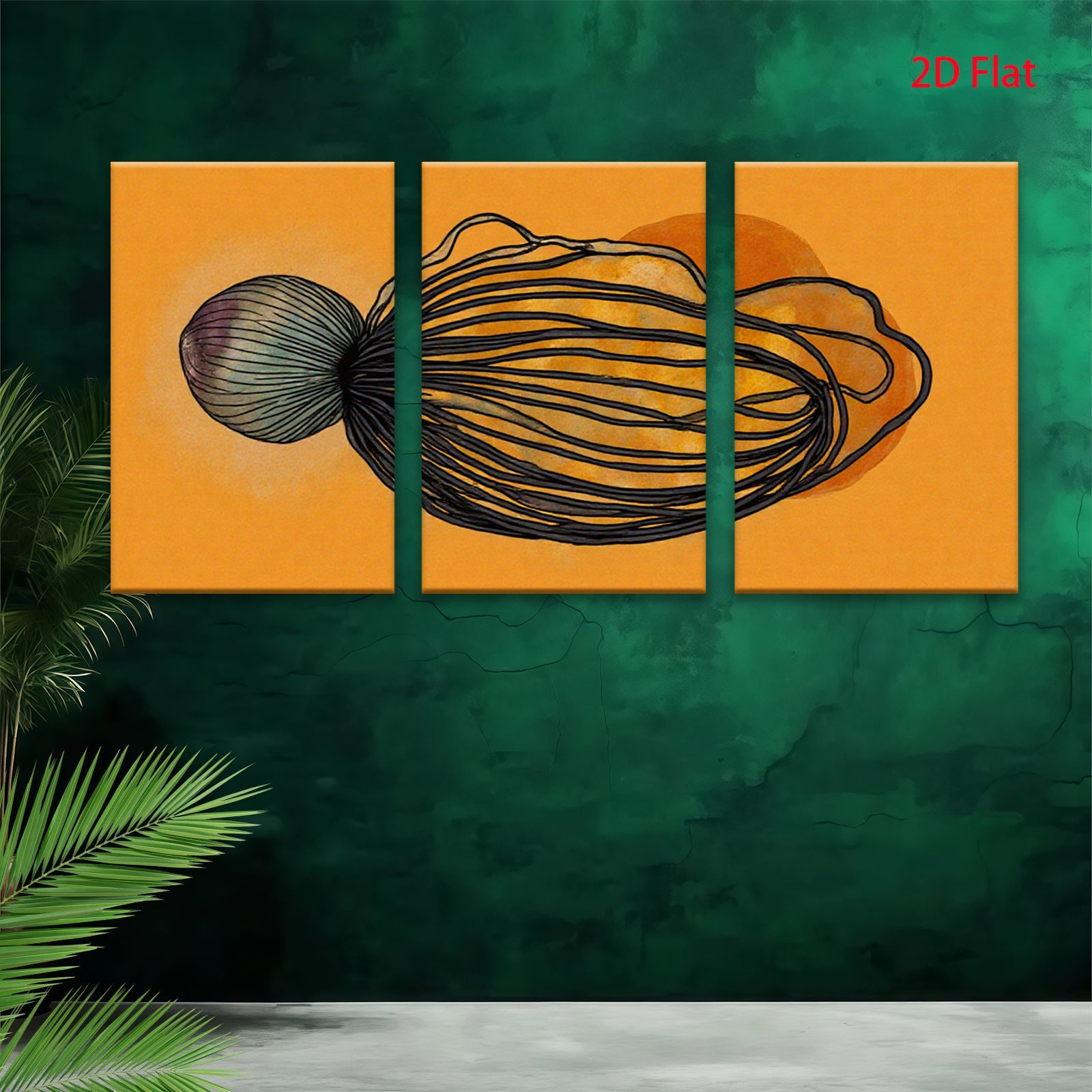 2D flat 1pc abstract flowing lines modern wall art canvas prints living room bedroom decor farmhouse style gallery wrapped timeless design trending now