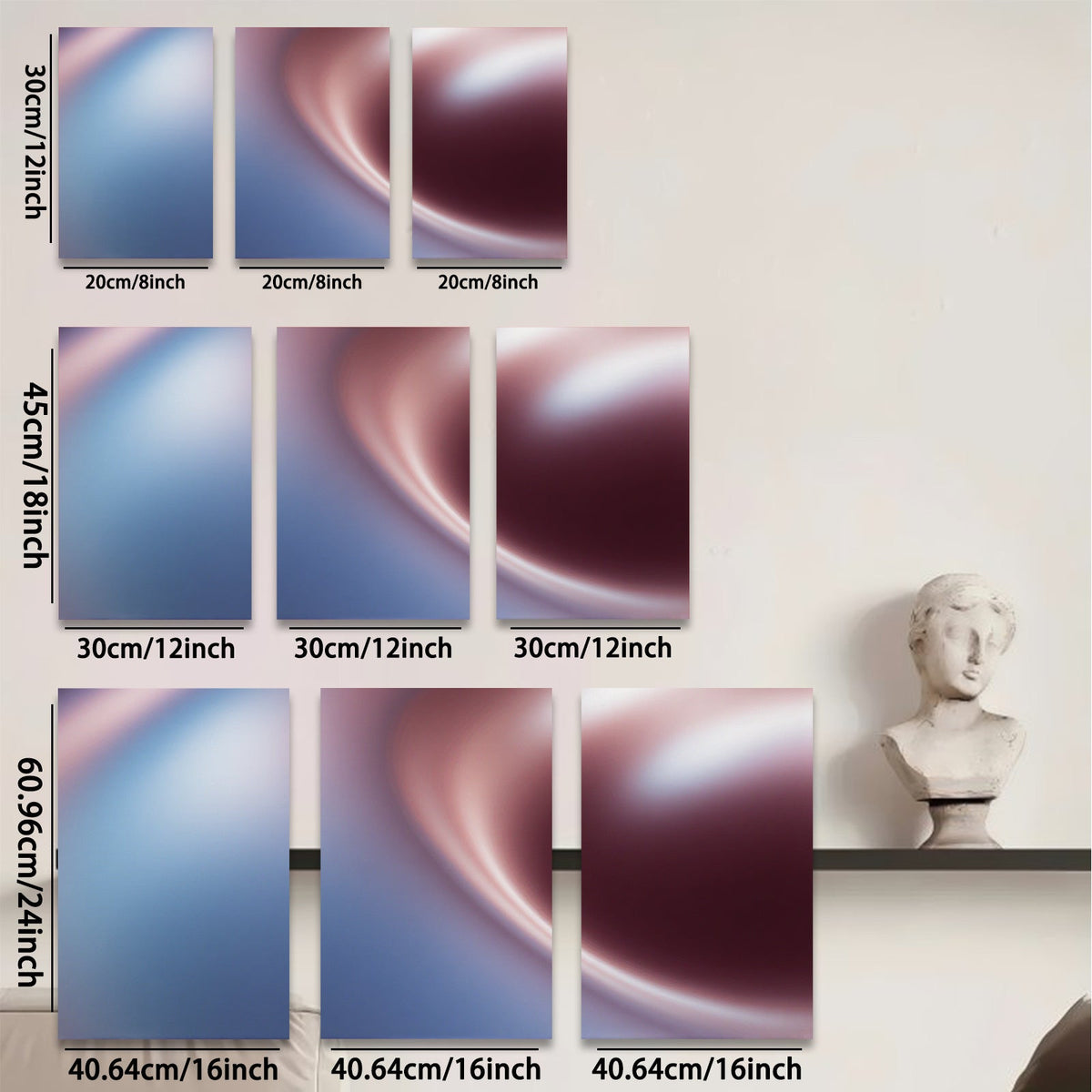 2D flat 1pc abstract fluid swirl modern wall art canvas prints for living room bedroom home decor farmhouse style gallery wrapped ready to hang