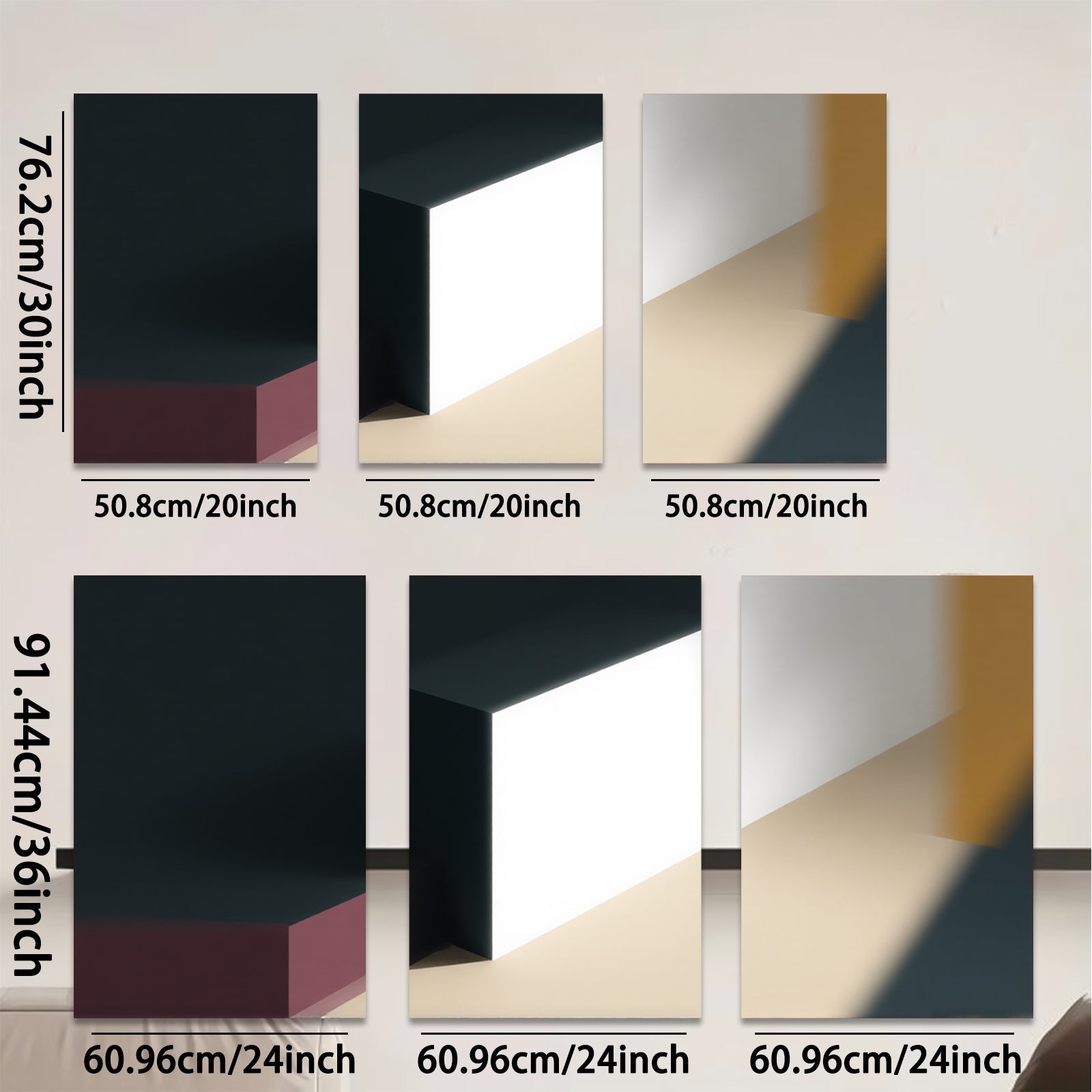 2D flat 1pc abstract geometric canvas wall art modern minimalist decor living room bedroom office farmhouse style gallery wrapped ready to hang