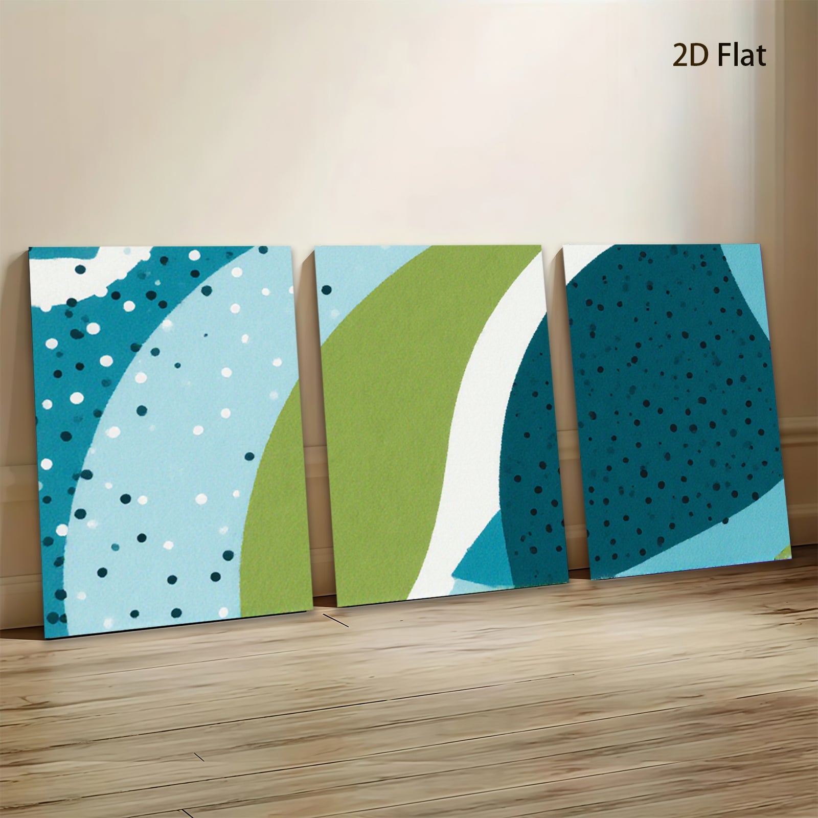 2D flat 1pc abstract geometric circles modern wall art living room bedroom decor farmhouse style canvas prints gallery wrapped ready to hang