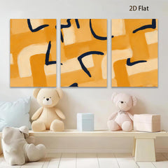 2D flat 1pc abstract geometric lines modern wall art canvas prints for living room bedroom home decor farmhouse style minimalist aesthetic