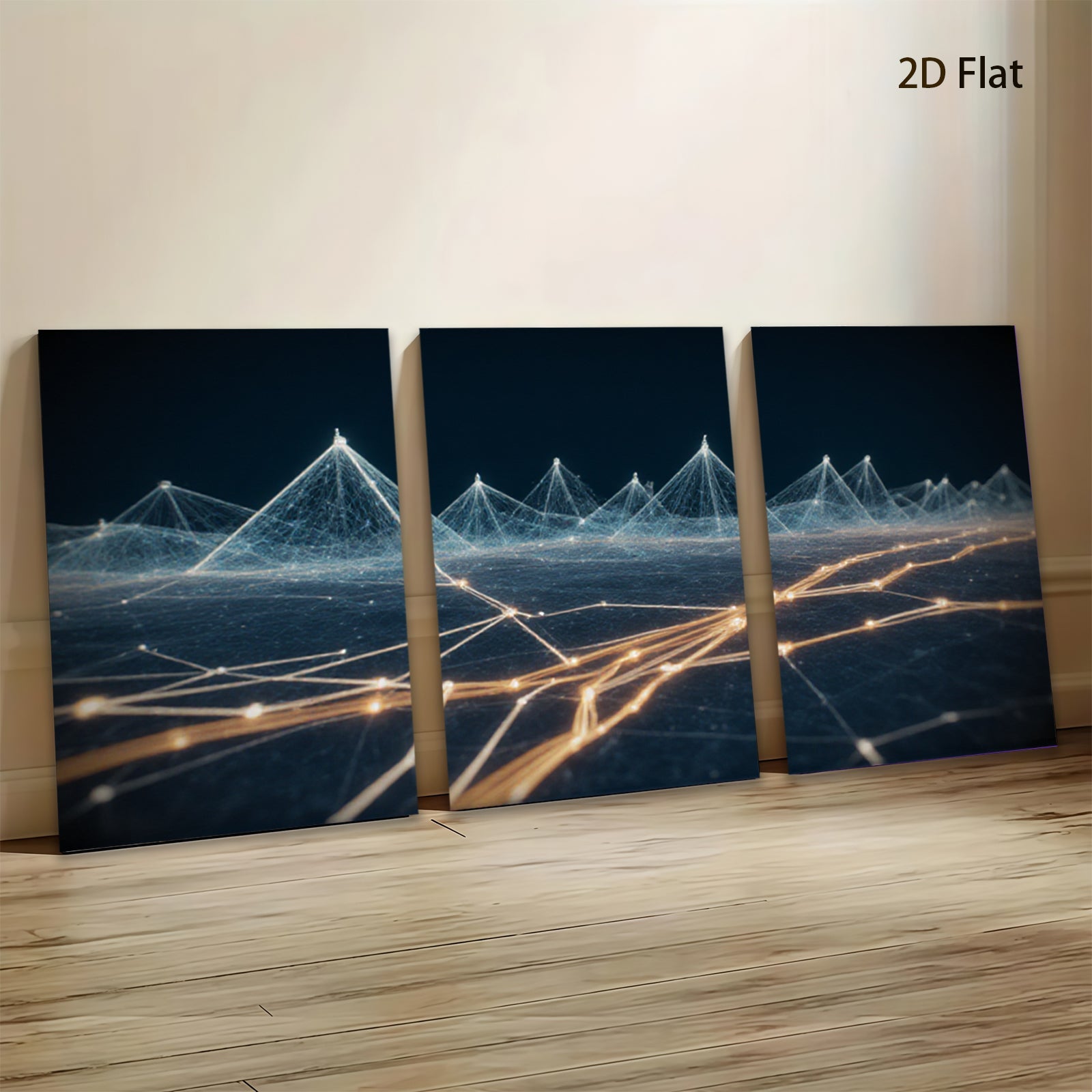 2D flat 1pc abstract geometric lines modern wall art canvas prints for living room bedroom office decor farmhouse style inspirational gallery wrapped