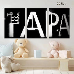 2D flat 1pc abstract geometric wall art modern minimalist canvas prints for living room bedroom office decor farmhouse style gallery wrapped timeless design trending now statement piece
