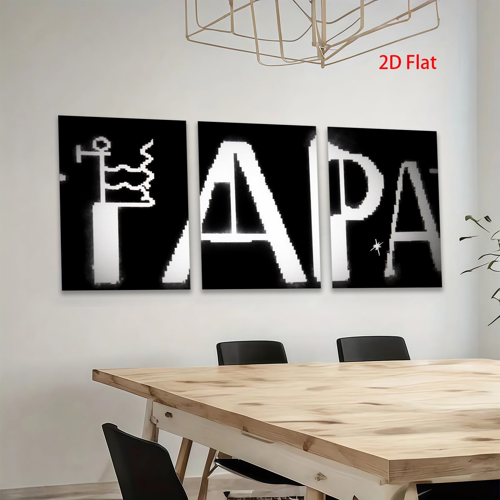 2D flat 1pc abstract geometric wall art modern minimalist canvas prints for living room bedroom office decor farmhouse style gallery wrapped timeless design trending now statement piece