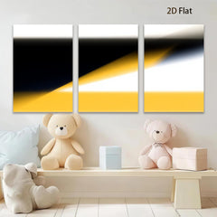 2D flat 1pc abstract gold gradient wall art modern minimalist canvas prints for living room bedroom home decor farmhouse style gallery wrapped ready to hang