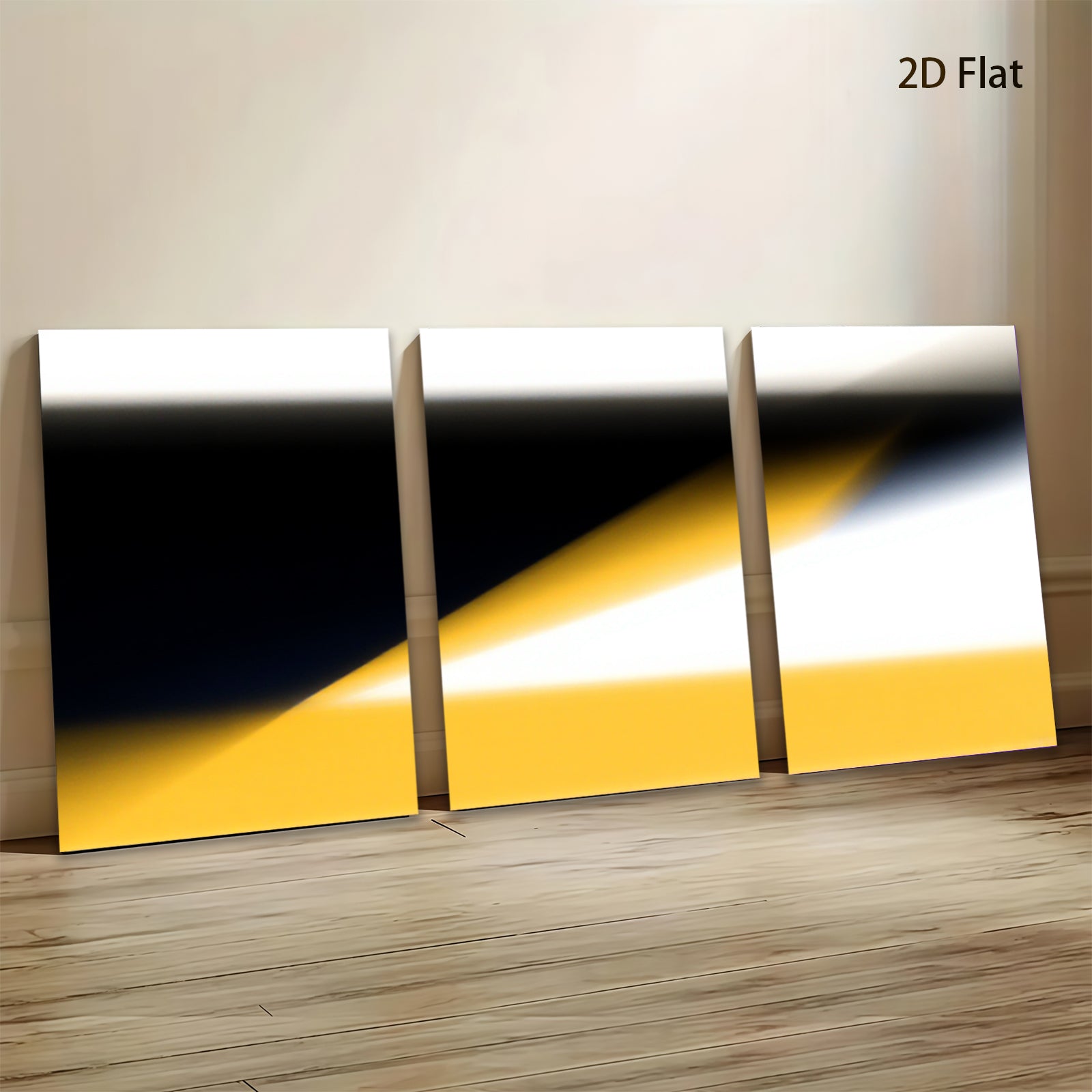 2D flat 1pc abstract gold gradient wall art modern minimalist canvas prints for living room bedroom home decor farmhouse style gallery wrapped ready to hang