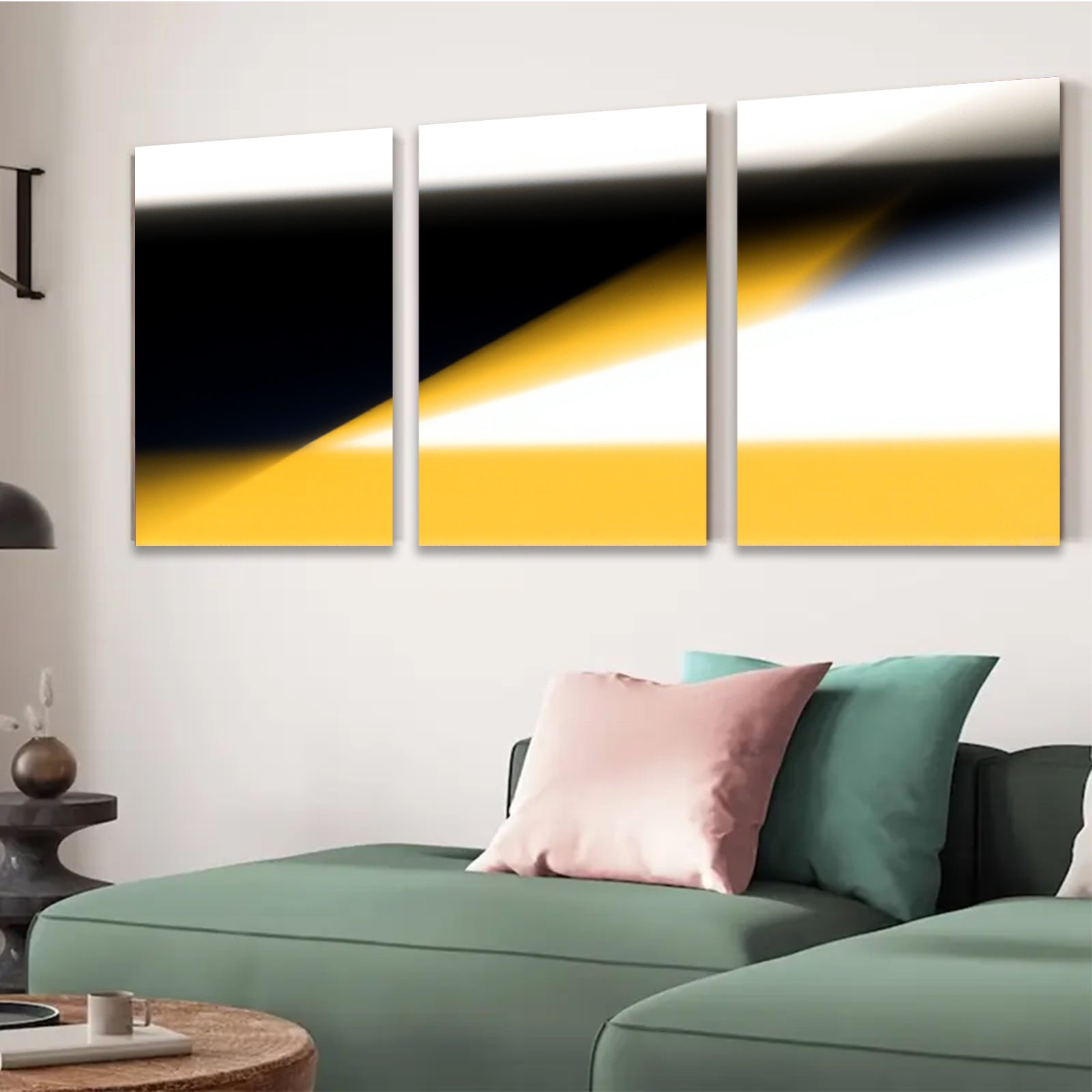 2D flat 1pc abstract gold gradient wall art modern minimalist canvas prints for living room bedroom home decor farmhouse style gallery wrapped ready to hang