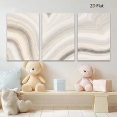 2D flat 1pc abstract gold waves modern wall art canvas prints for living room bedroom home office decor farmhouse style gallery wrapped