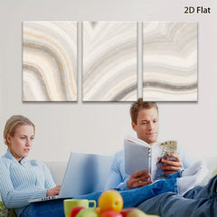 2D flat 1pc abstract gold waves modern wall art canvas prints for living room bedroom home office decor farmhouse style gallery wrapped