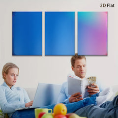 2D flat 1pc abstract gradient wall art canvas prints modern home decor living room bedroom office gallery wrapped farmhouse style vibrant colors trending now stylish