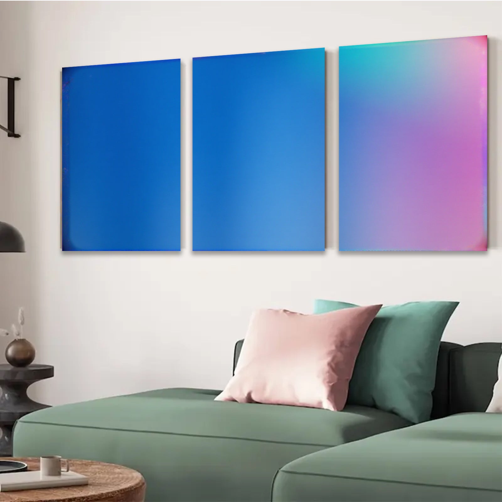 2D flat 1pc abstract gradient wall art canvas prints modern home decor living room bedroom office gallery wrapped farmhouse style vibrant colors trending now stylish