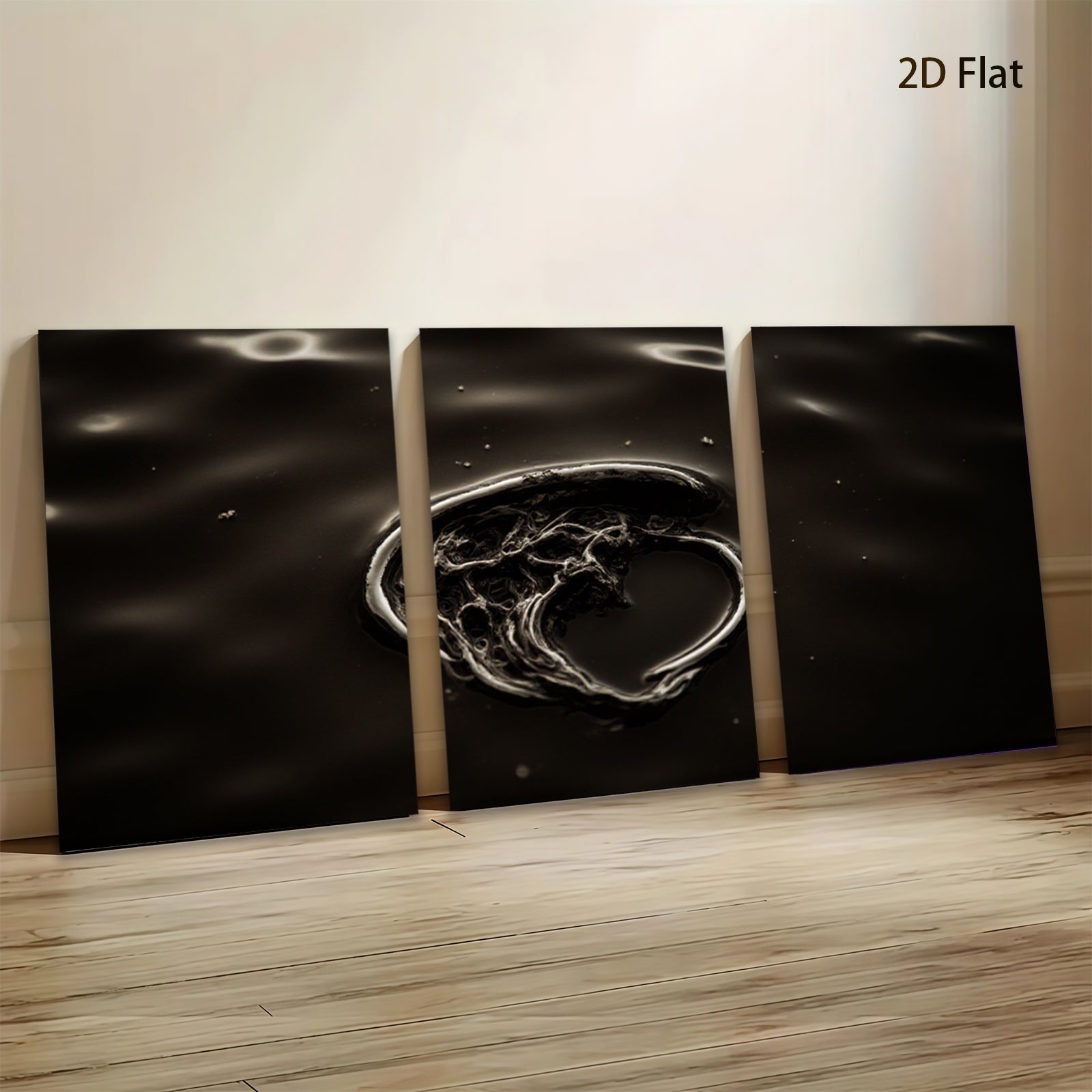 2D flat 1pc abstract heart wall art modern canvas prints bedroom living room decor farmhouse style gallery wrapped timeless elegance minimalist aesthetic cozy vibe