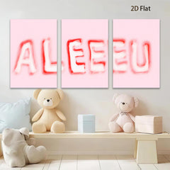 2D flat 1pc abstract letter art modern wall decor living room bedroom office minimalist canvas prints farmhouse style inspirational art cozy home decor gallery wrapped ready to hang