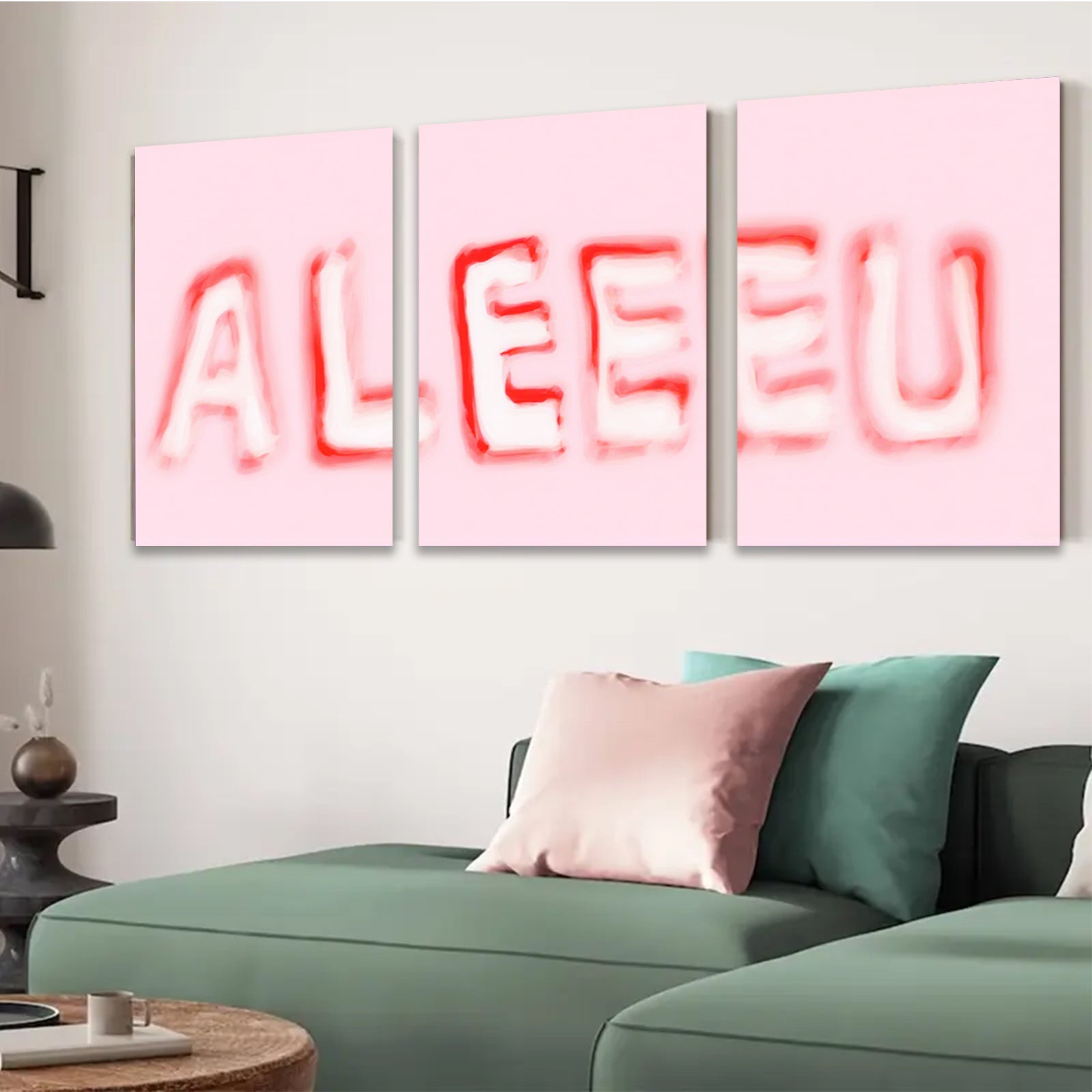 2D flat 1pc abstract letter art modern wall decor living room bedroom office minimalist canvas prints farmhouse style inspirational art cozy home decor gallery wrapped ready to hang