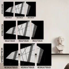 2D flat 1pc abstract line wall art modern minimalist canvas print for living room bedroom office decor farmhouse style gallery wrapped timeless design statement piece trending now