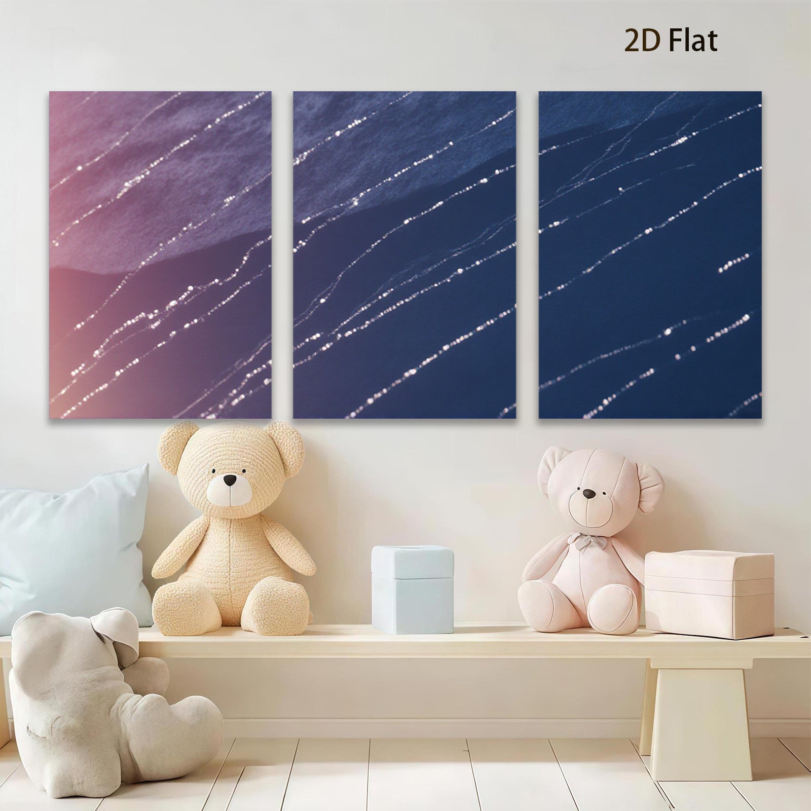 2D flat 1pc abstract lines wall art modern minimalist canvas prints for living room bedroom office decor farmhouse style gallery wrapped ready to hang