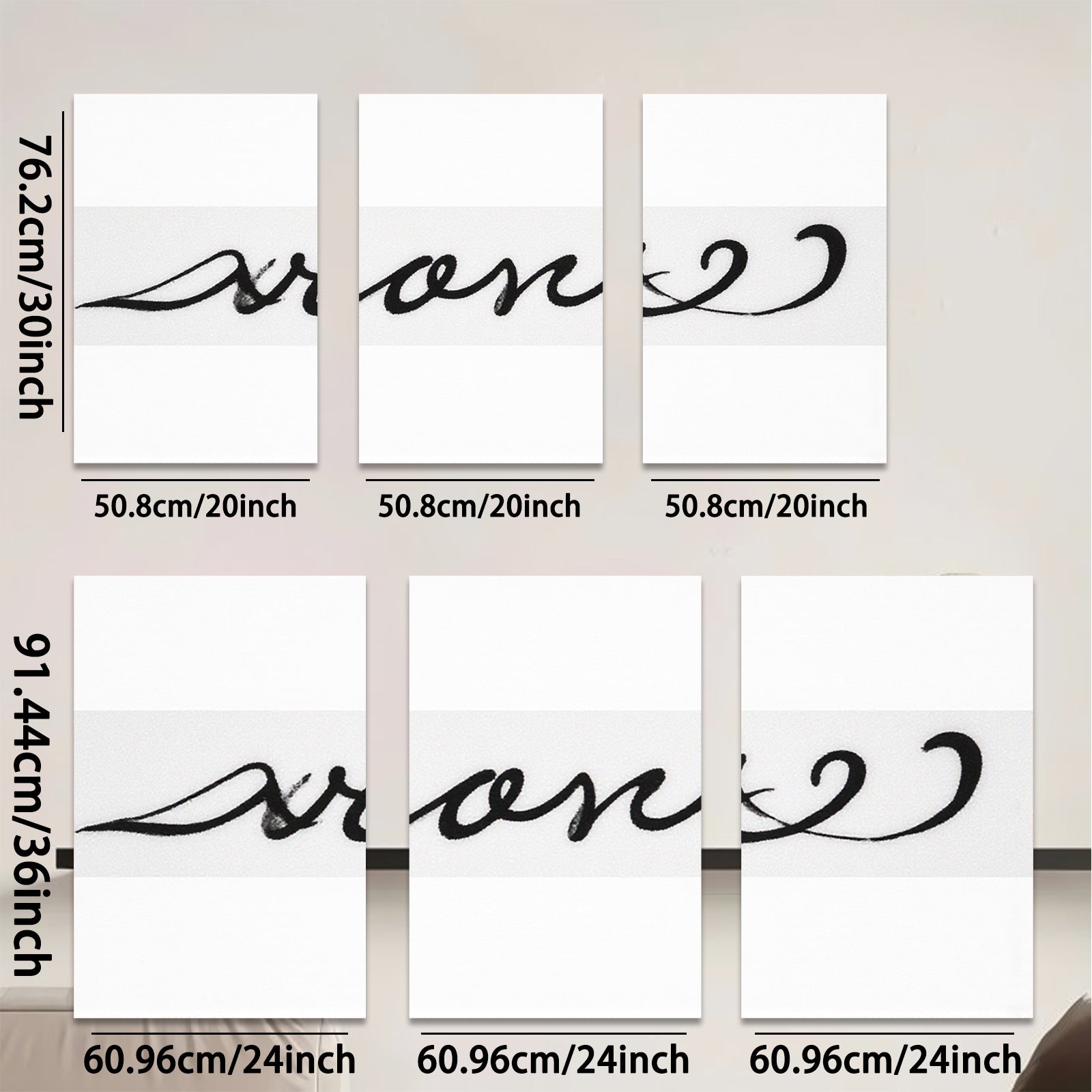 2D flat 1pc abstract minimalist line art wall decor modern farmhouse living room bedroom office gallery wrapped canvas prints stylish home accents cozy vibes
