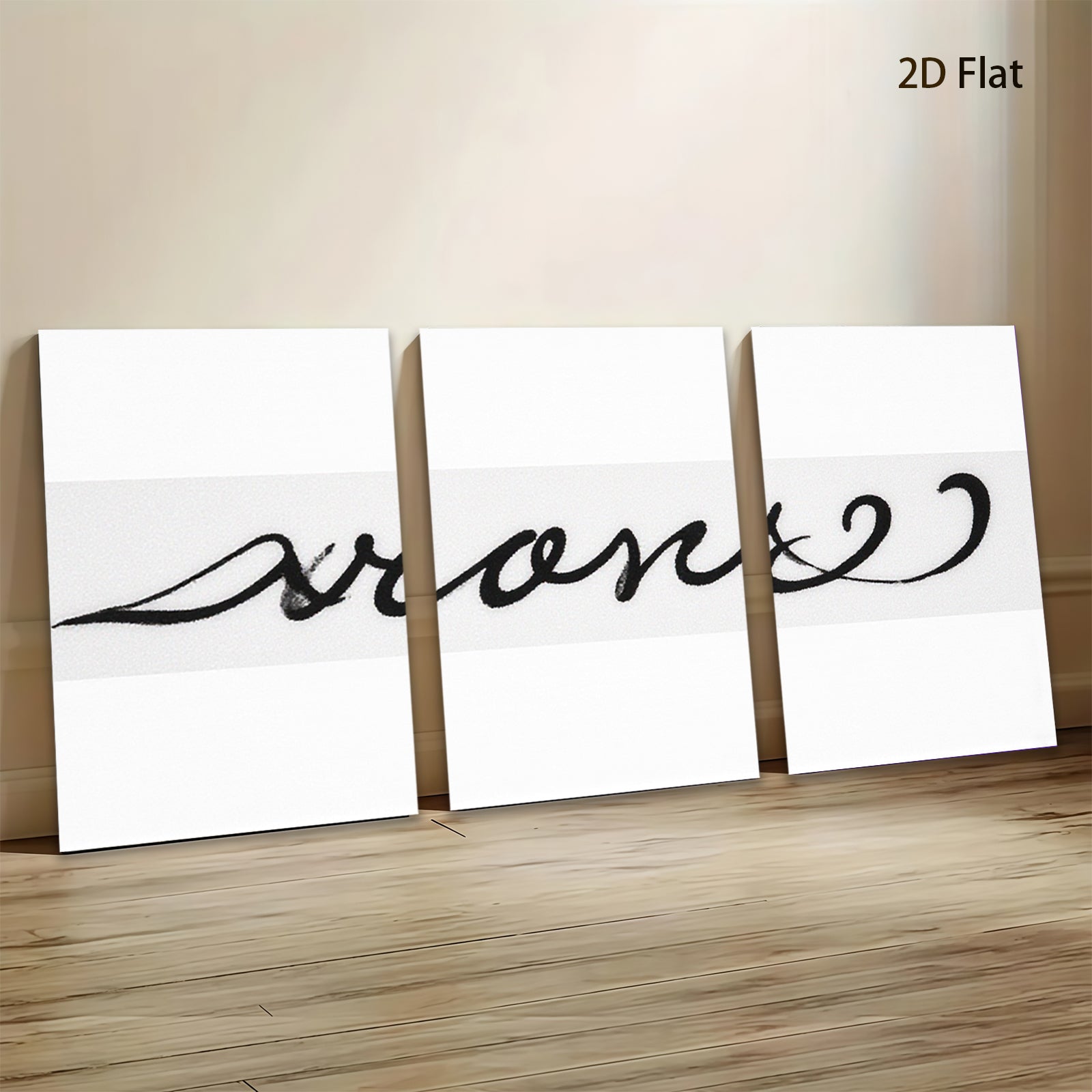 2D flat 1pc abstract minimalist line art wall decor modern farmhouse living room bedroom office gallery wrapped canvas prints stylish home accents cozy vibes