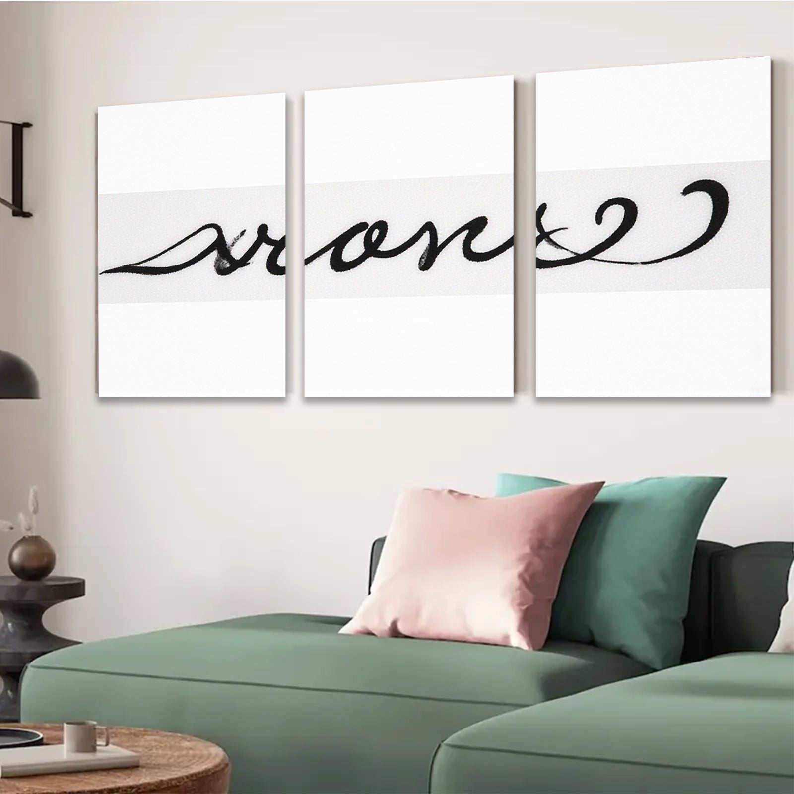 2D flat 1pc abstract minimalist line art wall decor modern farmhouse living room bedroom office gallery wrapped canvas prints stylish home accents cozy vibes