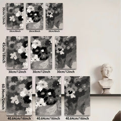 2D flat 1pc abstract moody swirls gallery wall art modern farmhouse d��cor bedroom living room canvas prints home office accent piece